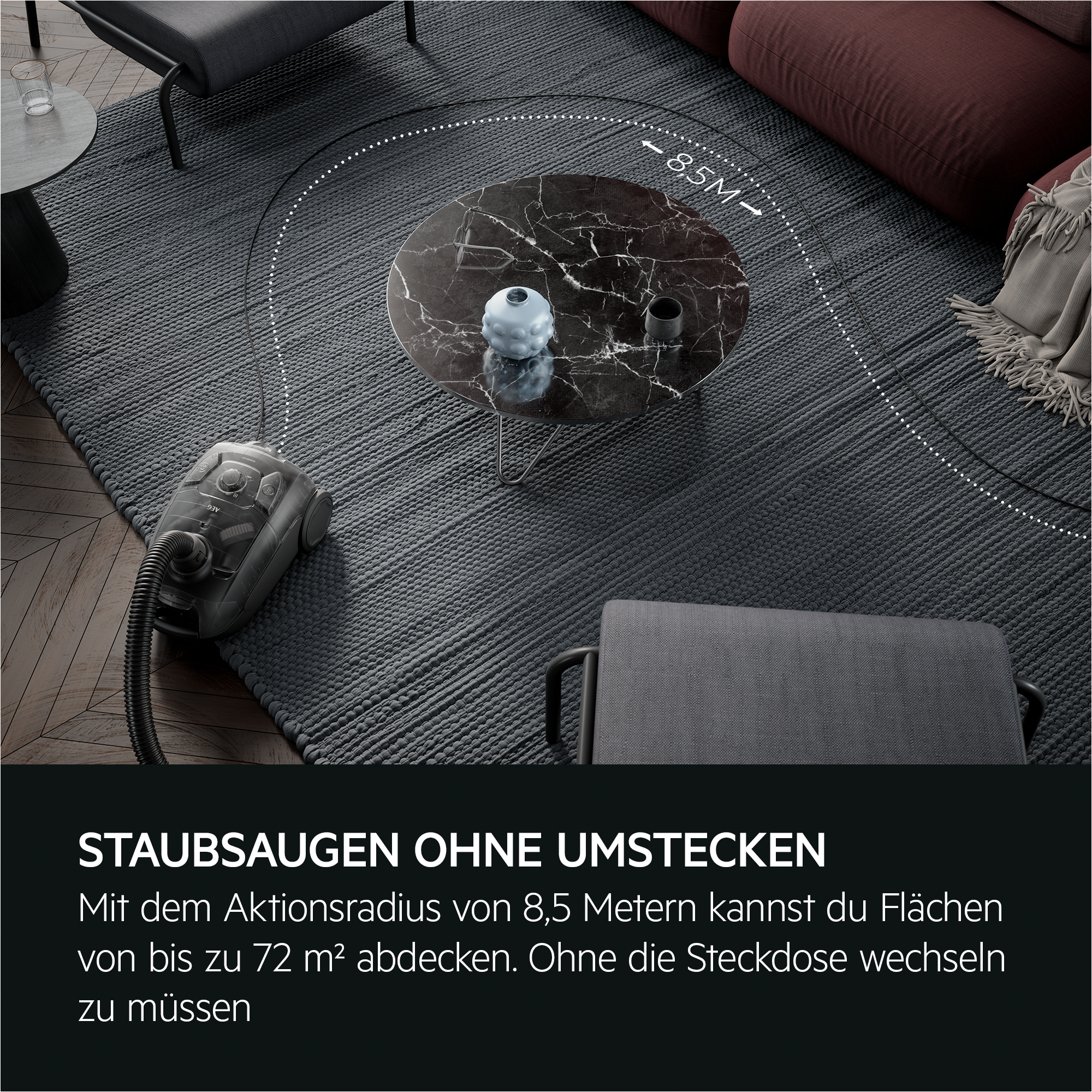 AEG - Staubsauger mit Beutel - AB51C2DG