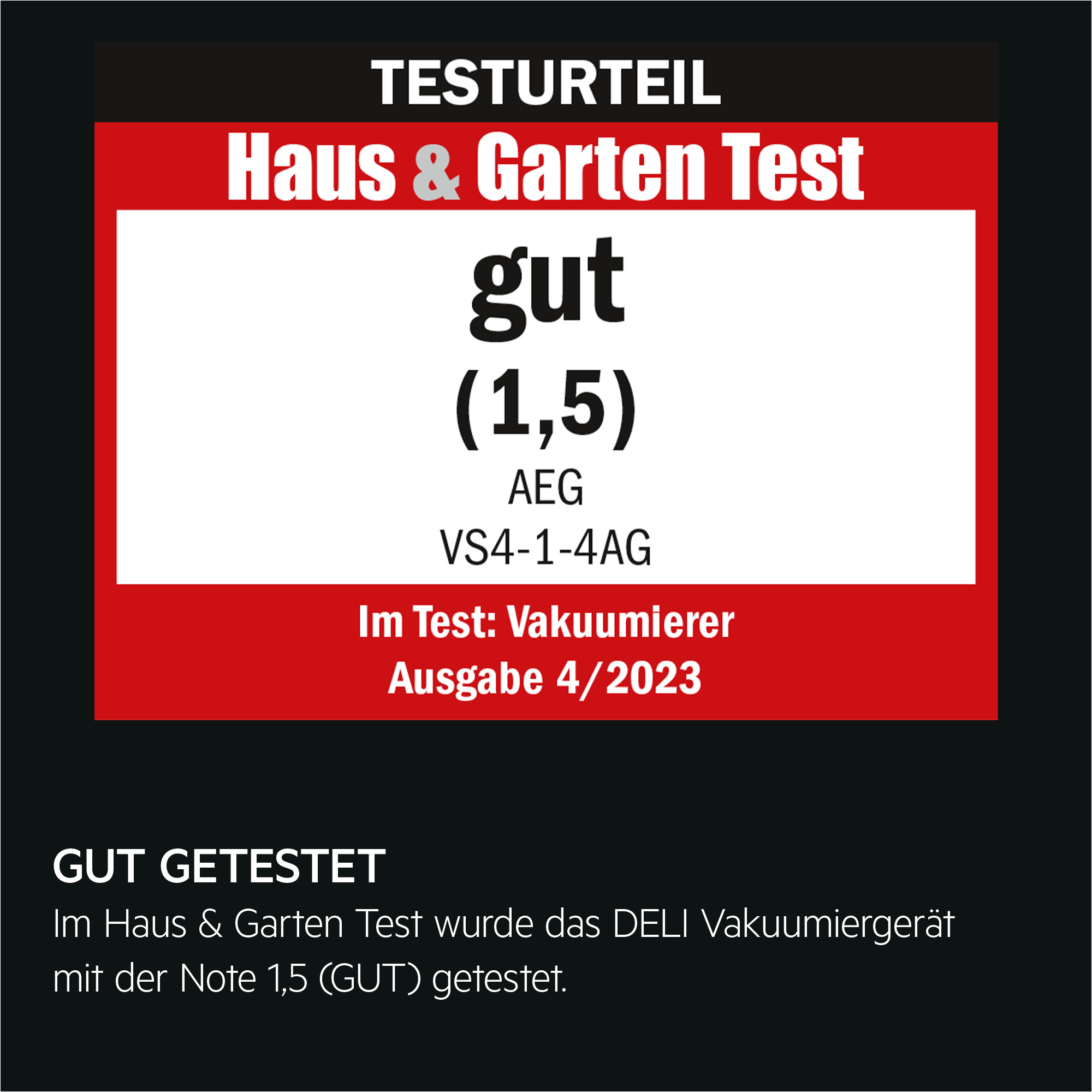AEG - Vacuum Sealer - VS4-1-4AG