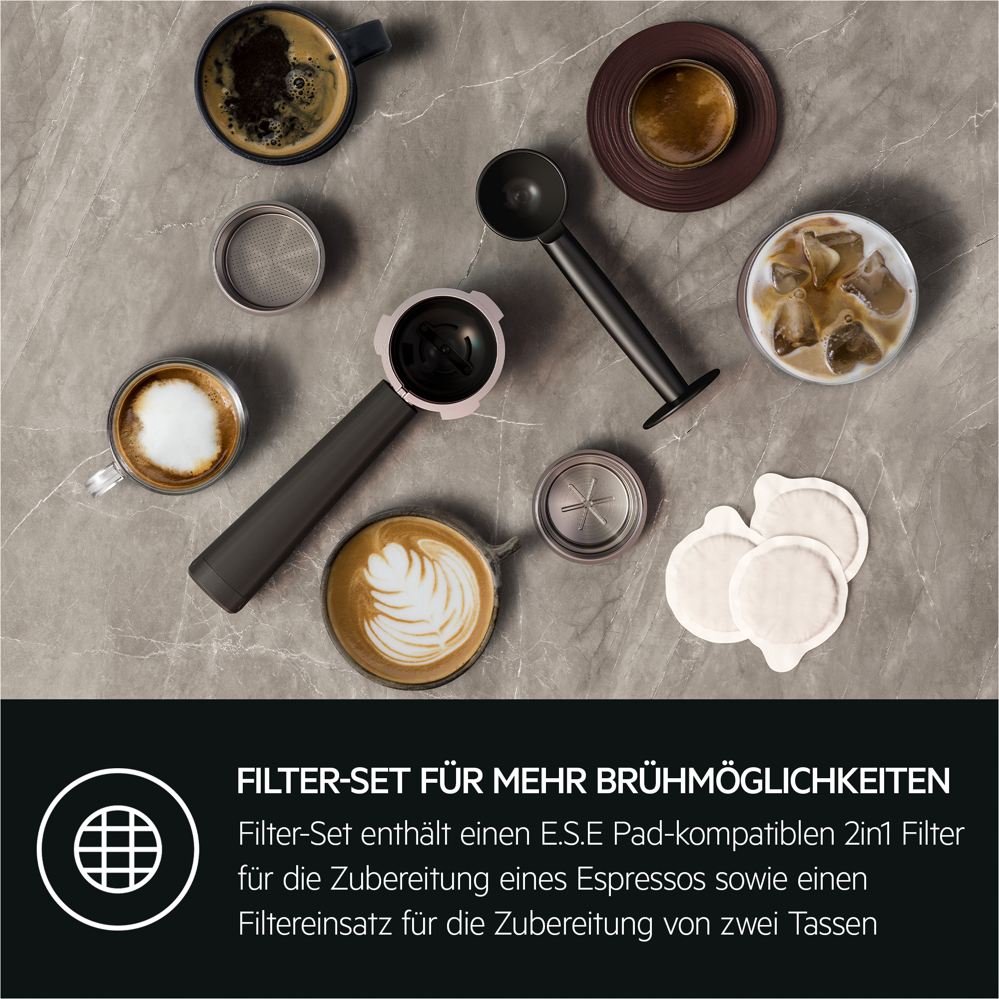 AEG - Espresso-/Kaffeemaschine - EC6-1-6ST