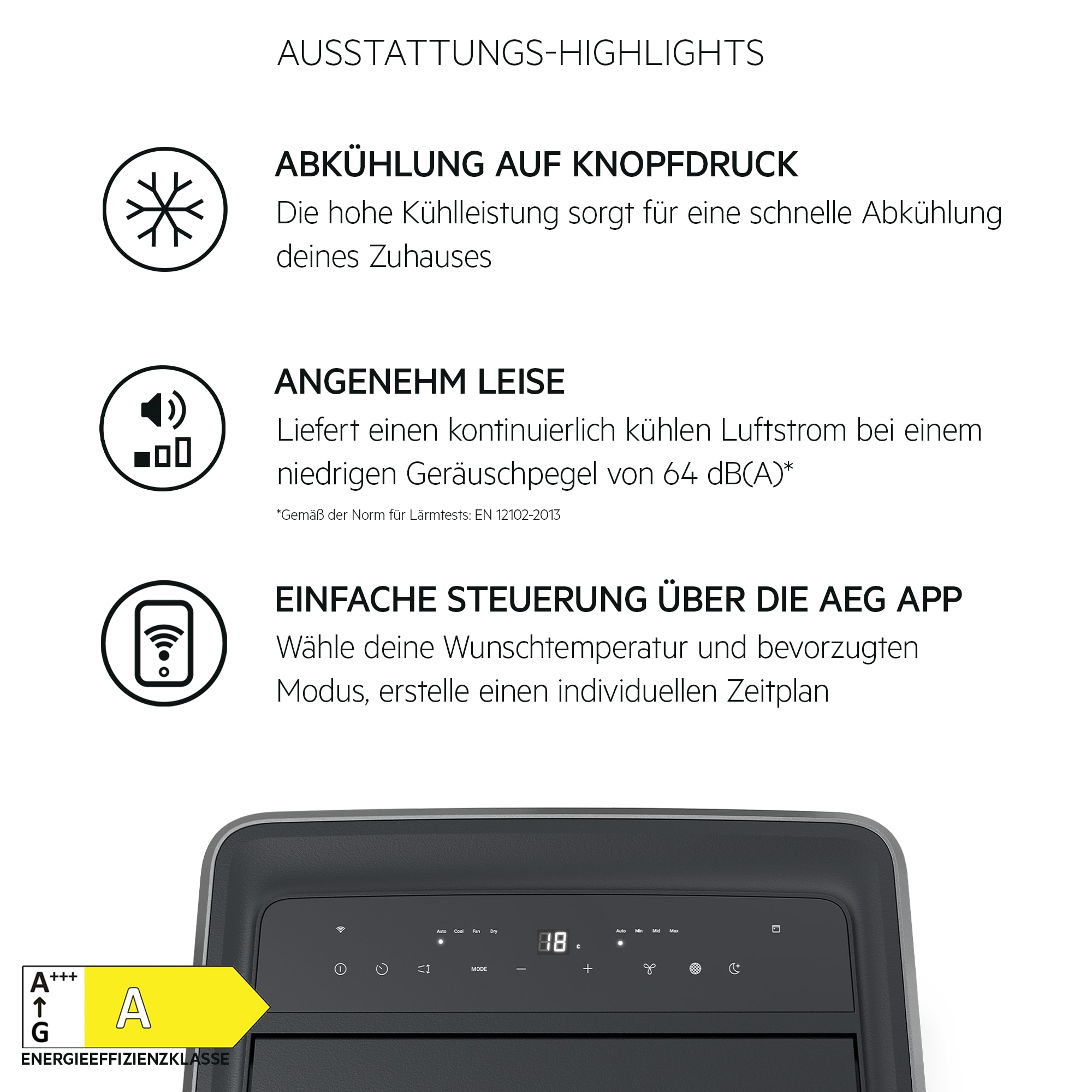 AEG - Mobile Klimageräte - AXP26U339CW