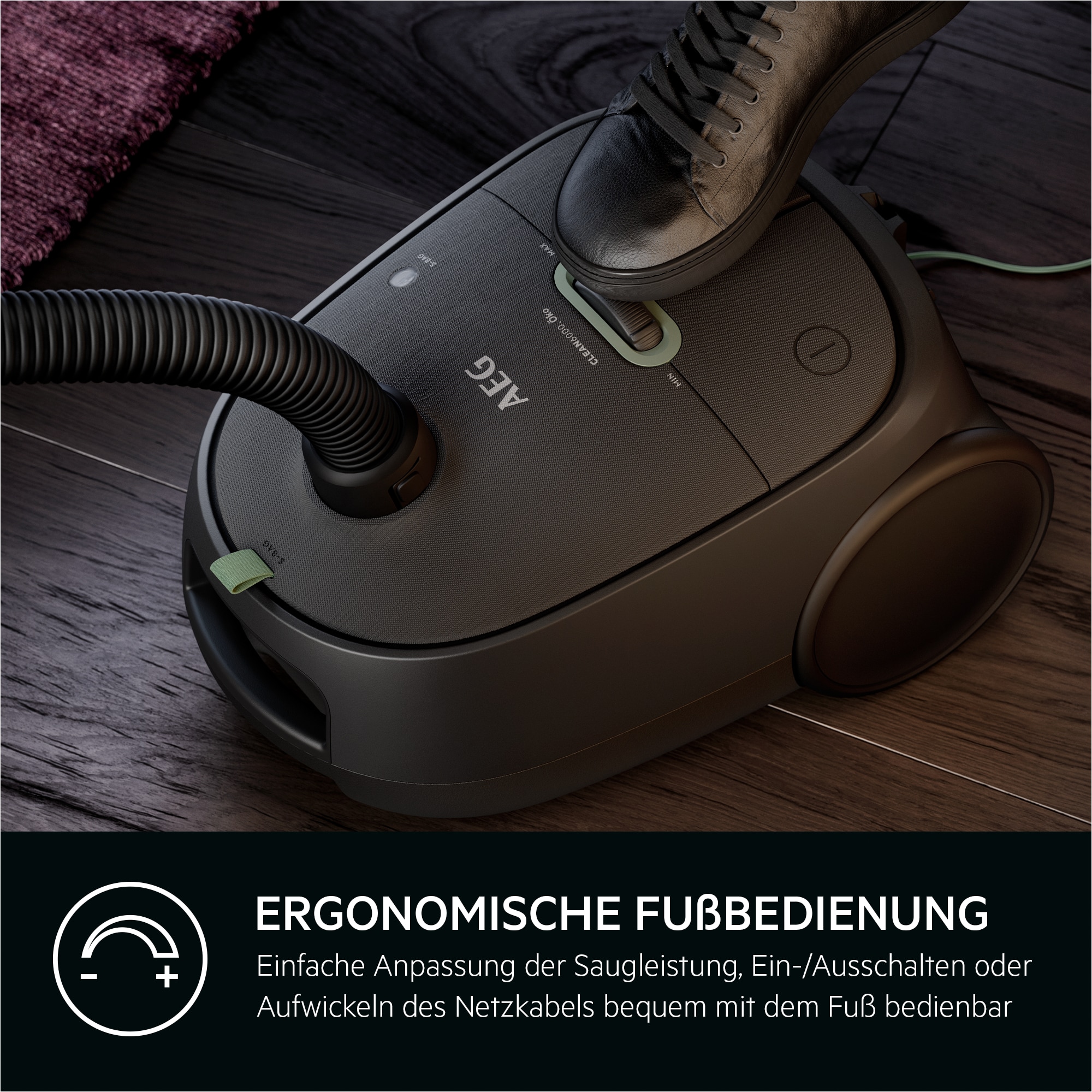 AEG - Staubsauger mit Beutel - AB61C1OKO