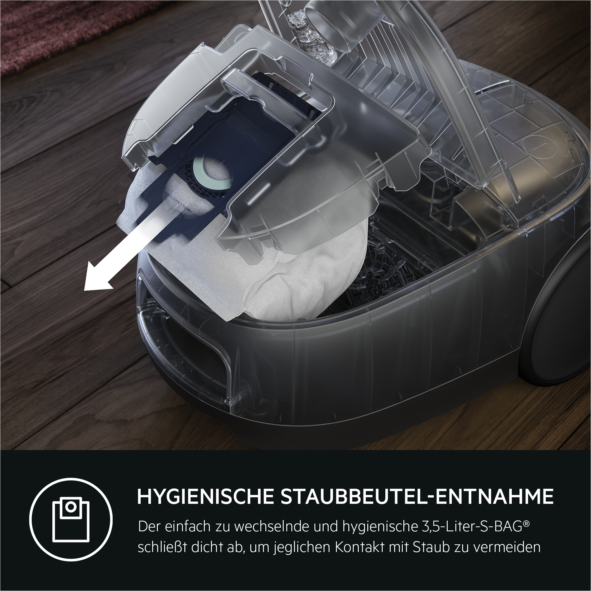 AEG - Staubsauger mit Beutel - AB61C1OKO