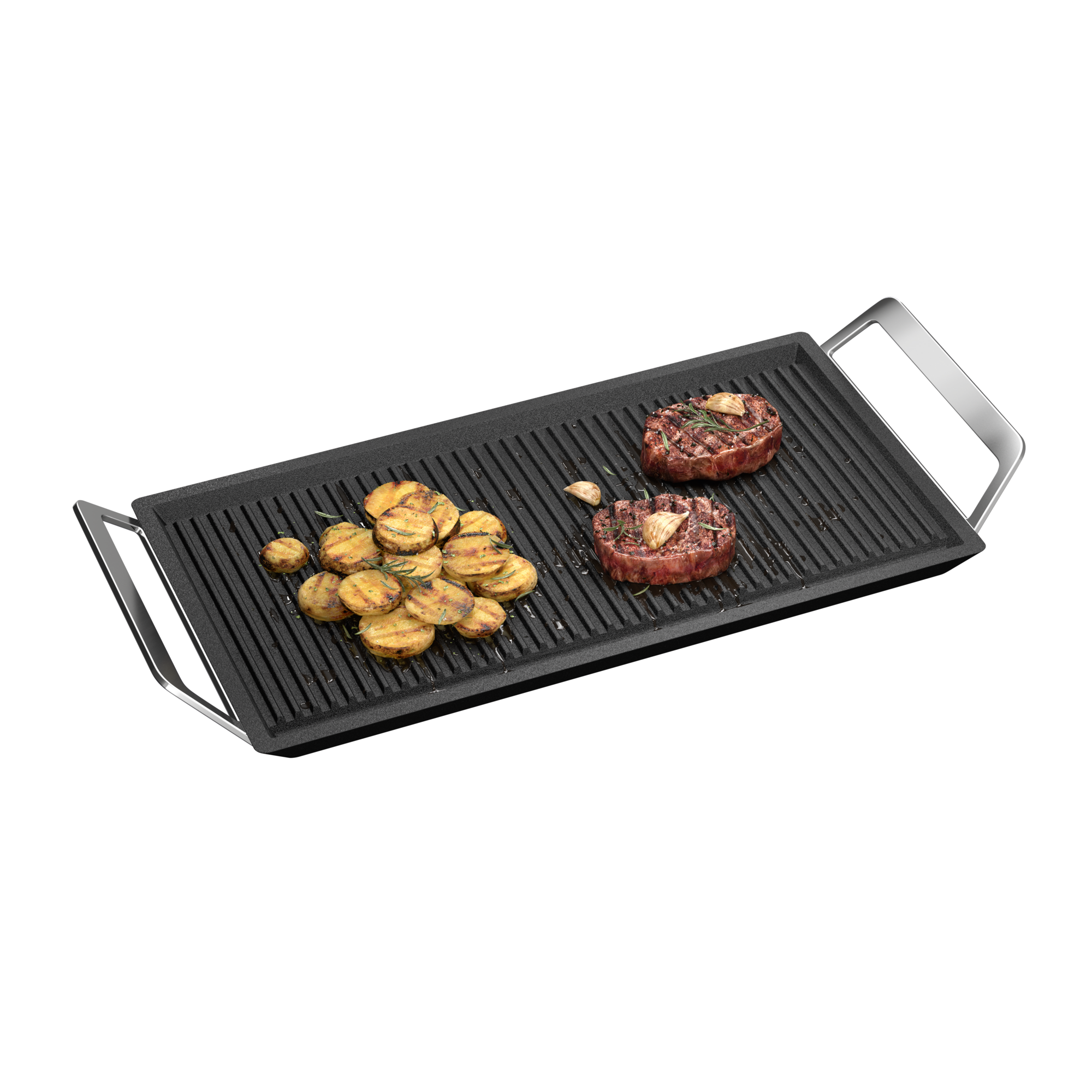 AEG Plancha Grill 2.0 - Keramik Grillplatte Für Induktion & Backofen
