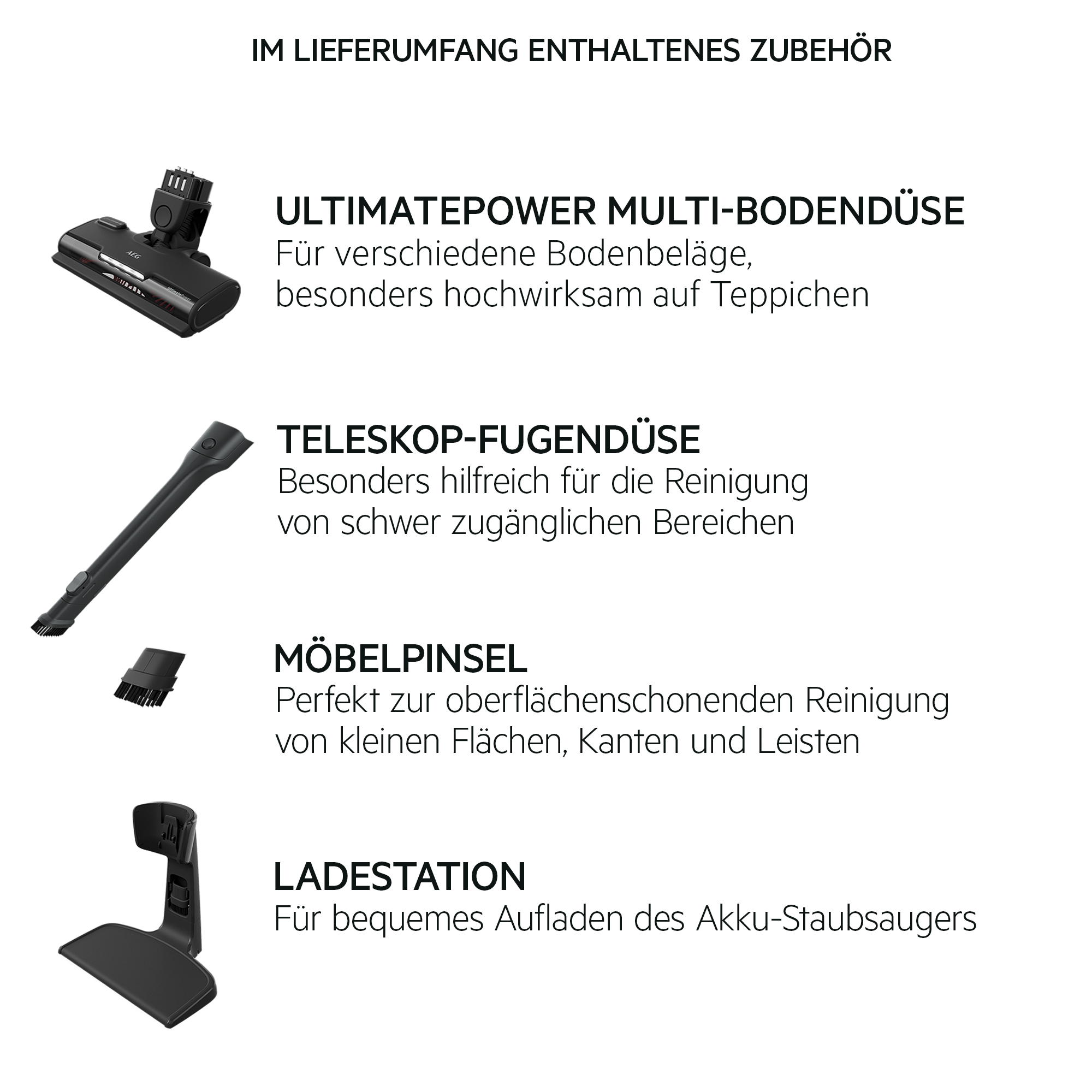 AEG - Akku-Staubsauger - AS52CB25UG
