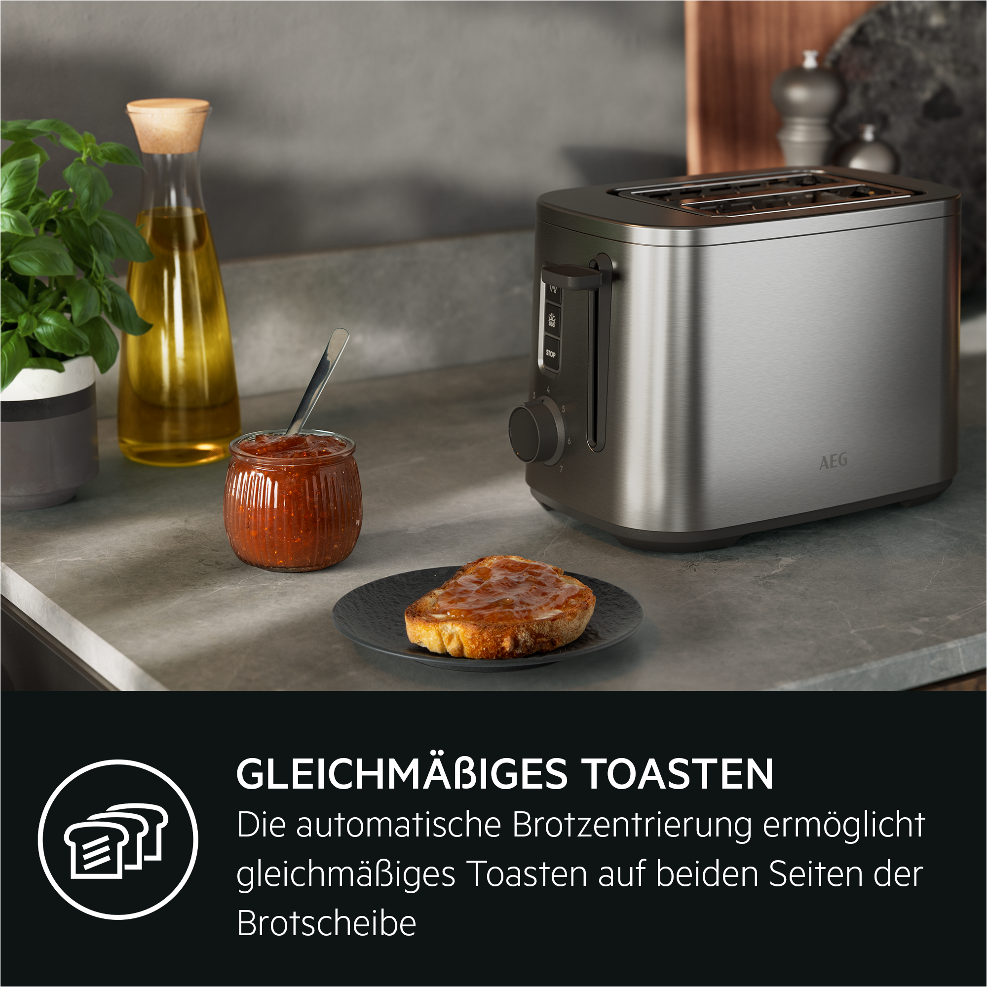 AEG - Toaster - T5-1-4ST