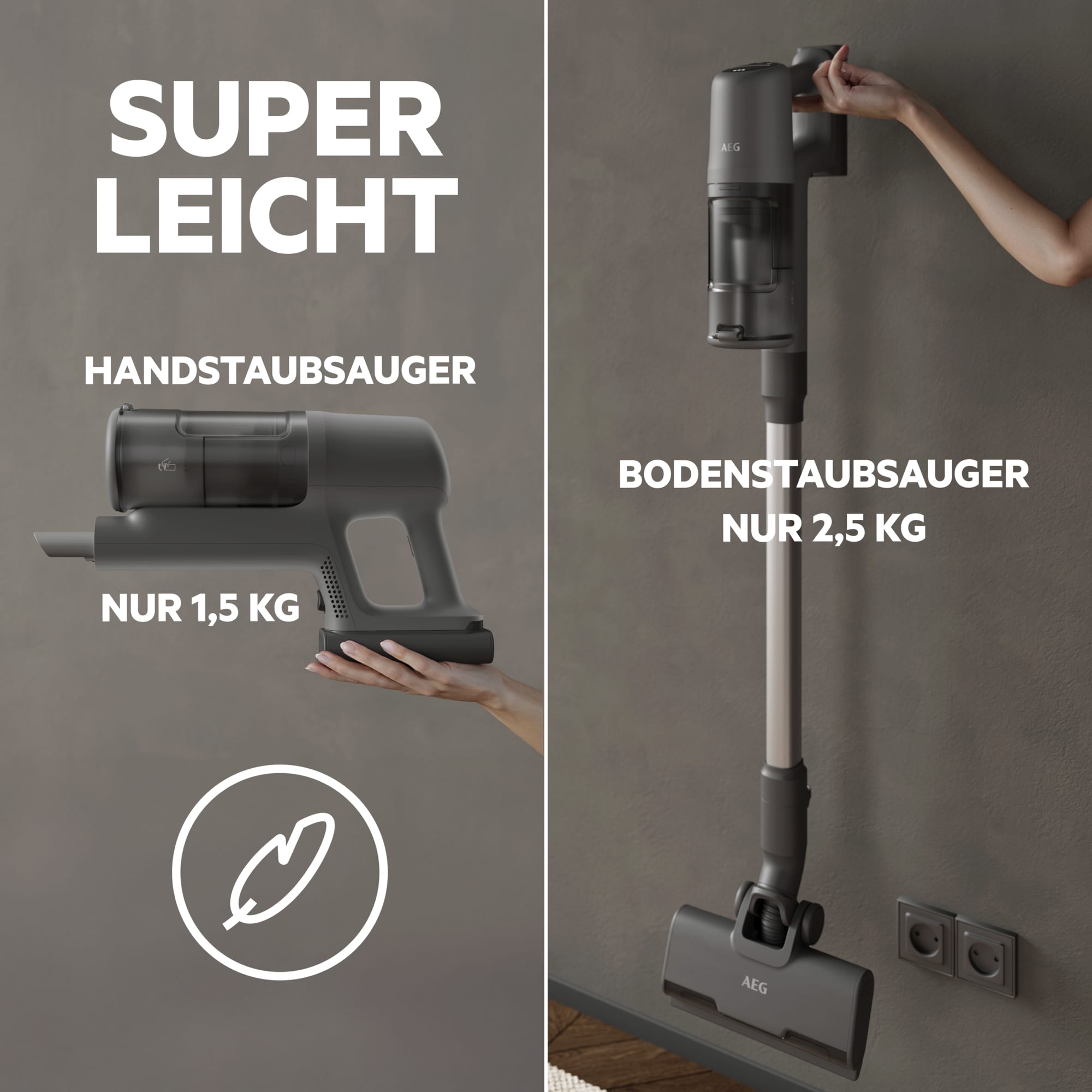 AEG - Akku-Staubsauger - AP61CB21DG