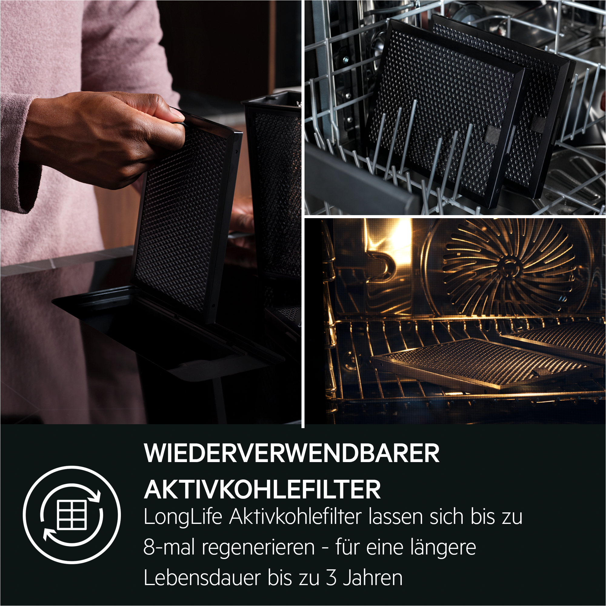AEG - Kochfelder mit integriertem Dunstabzug - XUB6745XB