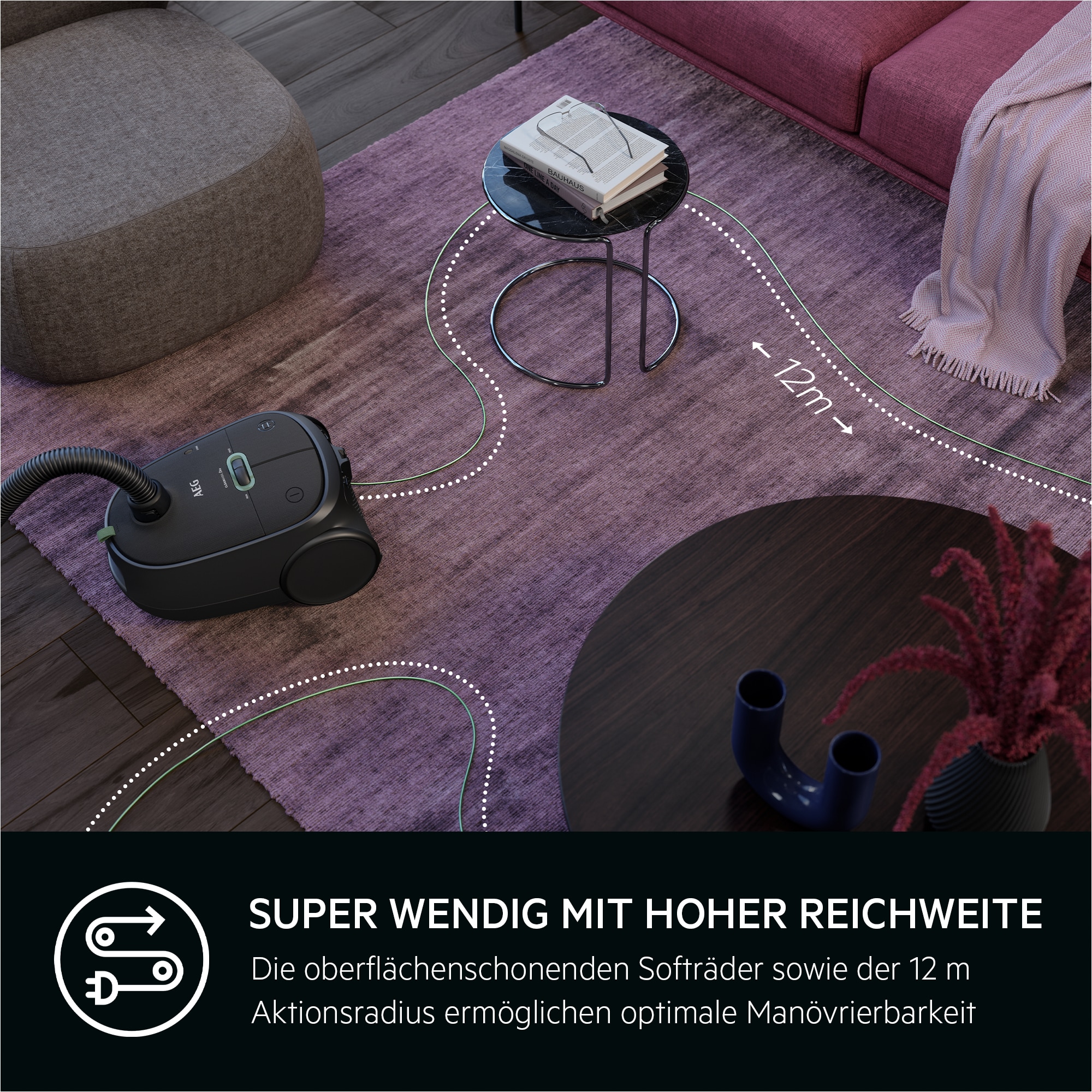 AEG - Staubsauger mit Beutel - AB61C1OKO