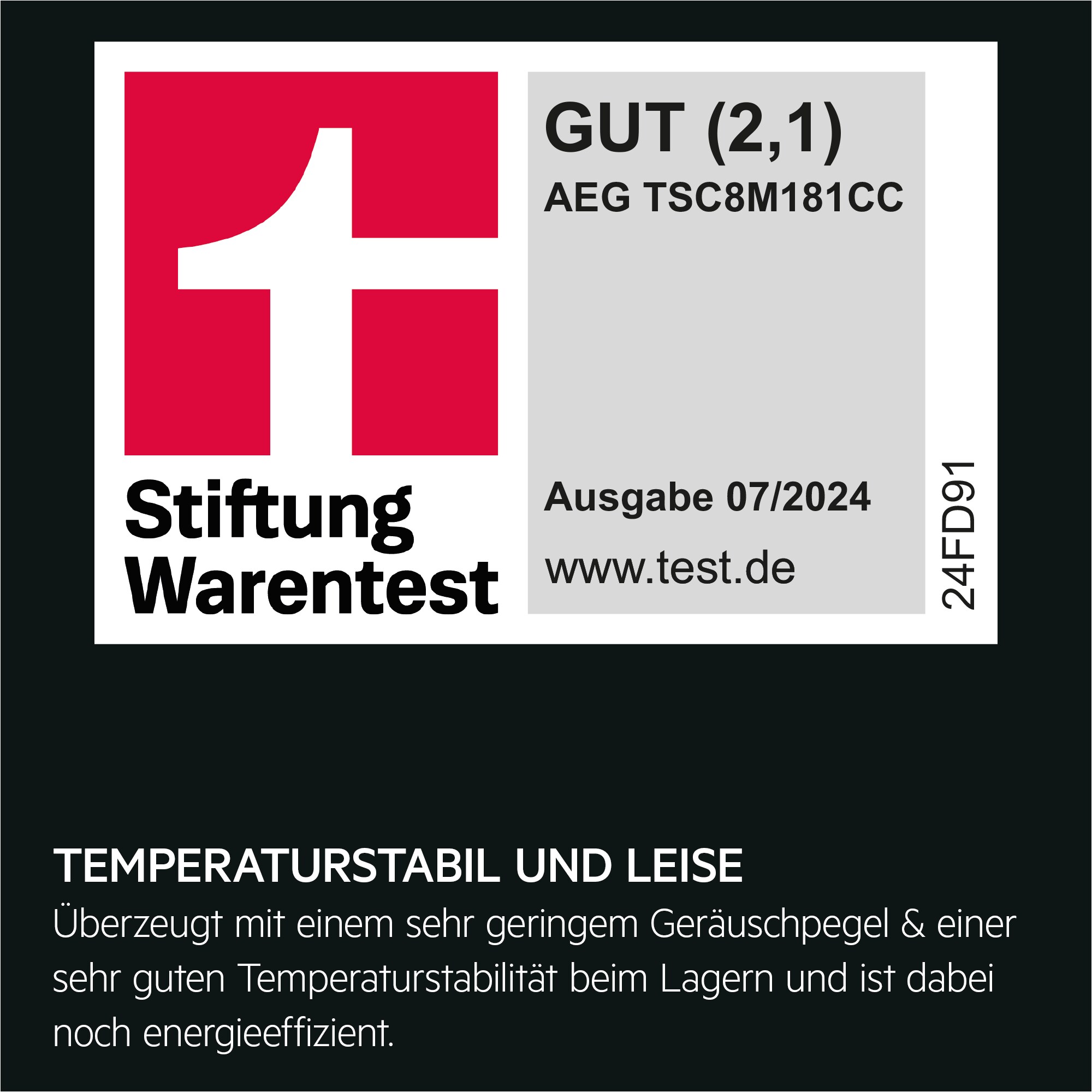 AEG - Einbau-Kühl-Gefrierkombinationen - TSC8M181CC