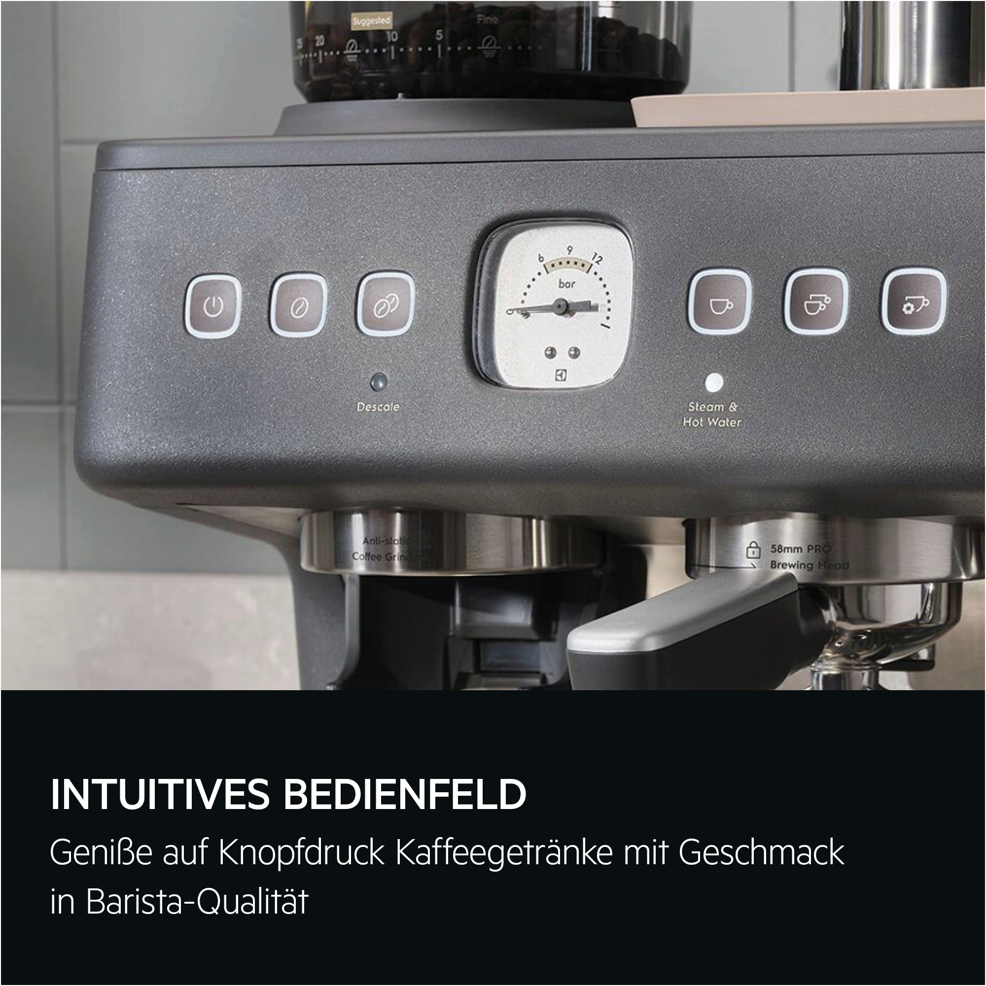 AEG - Espresso-/Kaffeemaschine - EC8-1-8BP