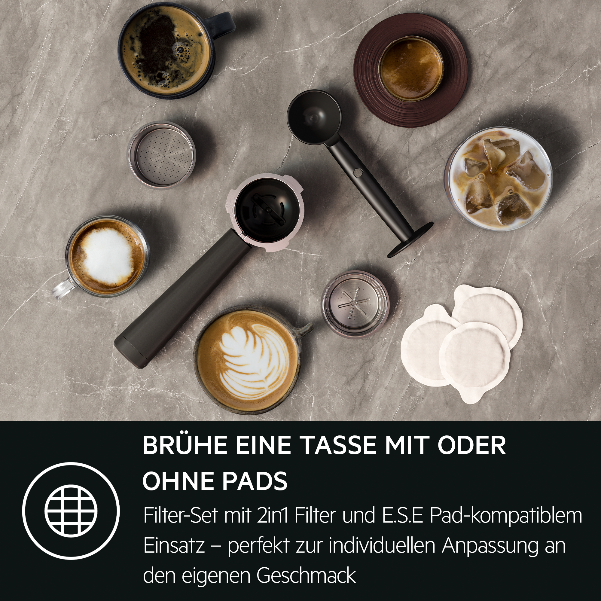 AEG - Espresso-/Kaffeemaschine - EC6-1-6ST