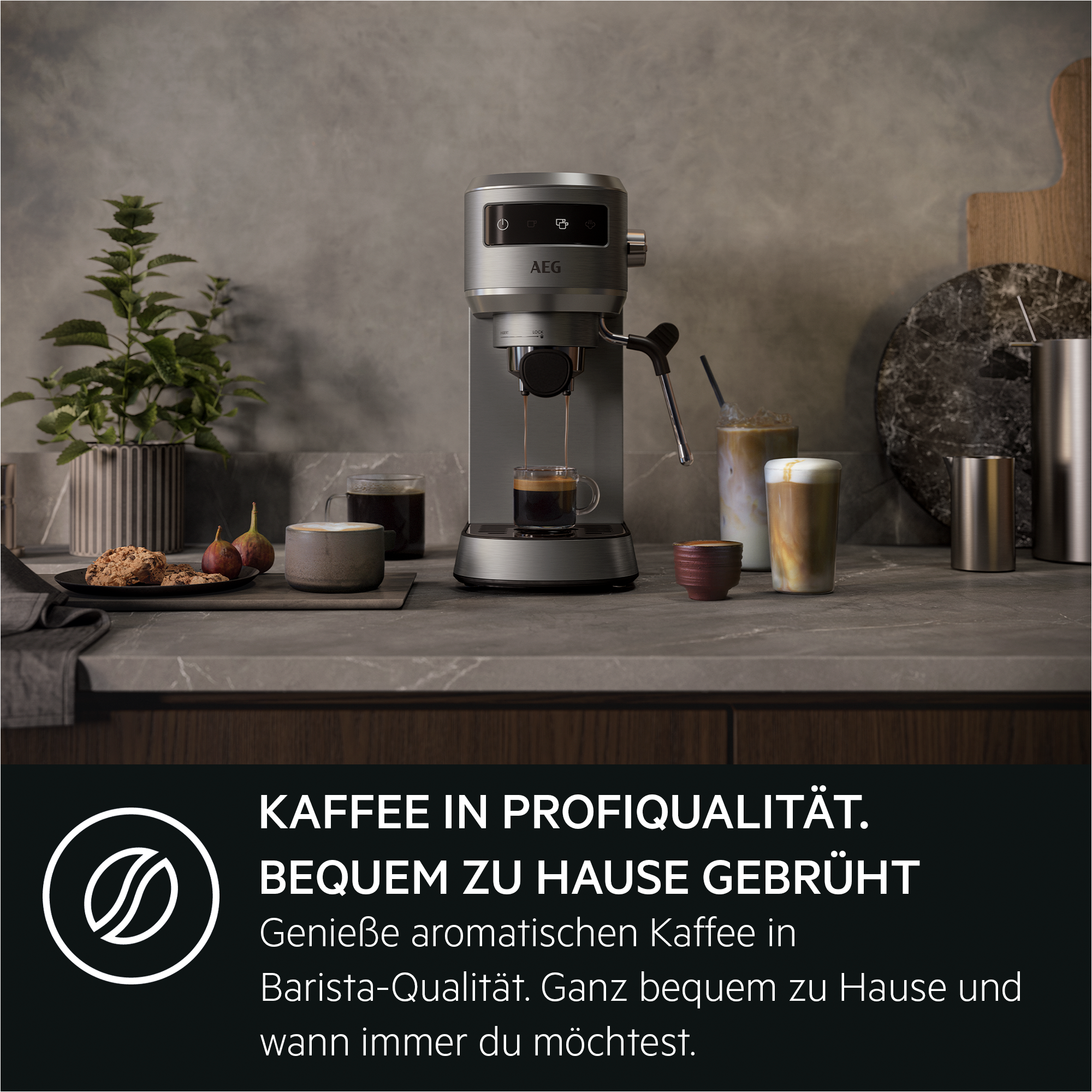 AEG - Espresso-/Kaffeemaschine - EC6-1-6ST