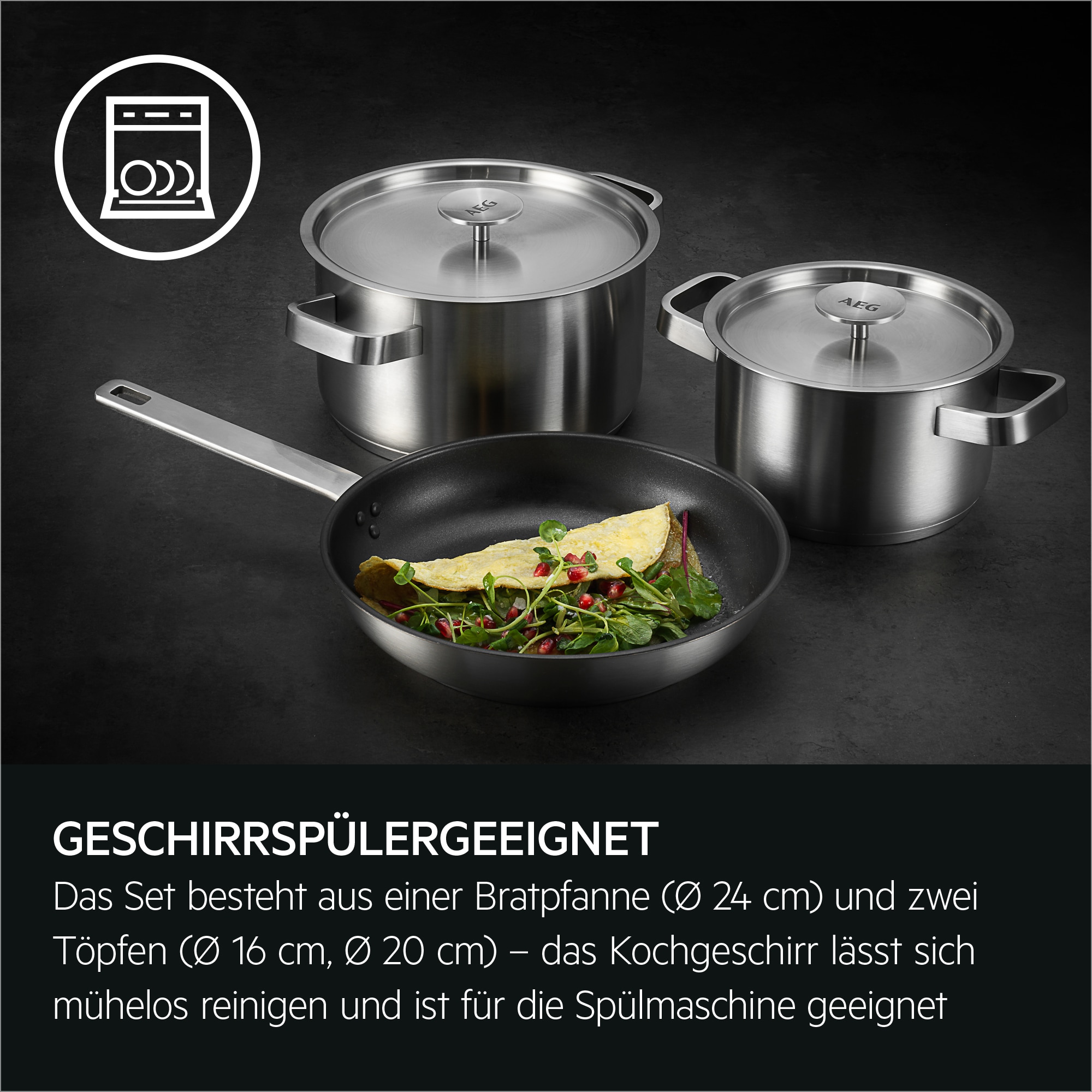 AEG - Casserole Set - A3SS