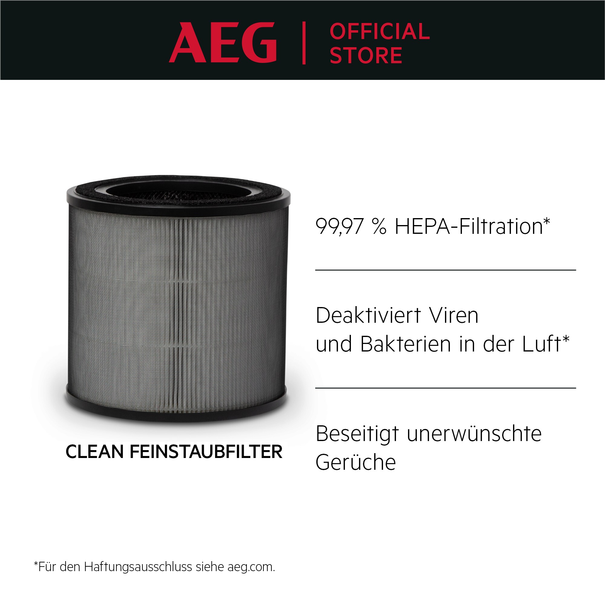 AEG - Filter für Luftreiniger - AFFCLN2