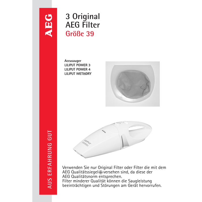 AEG - Filter - GR39