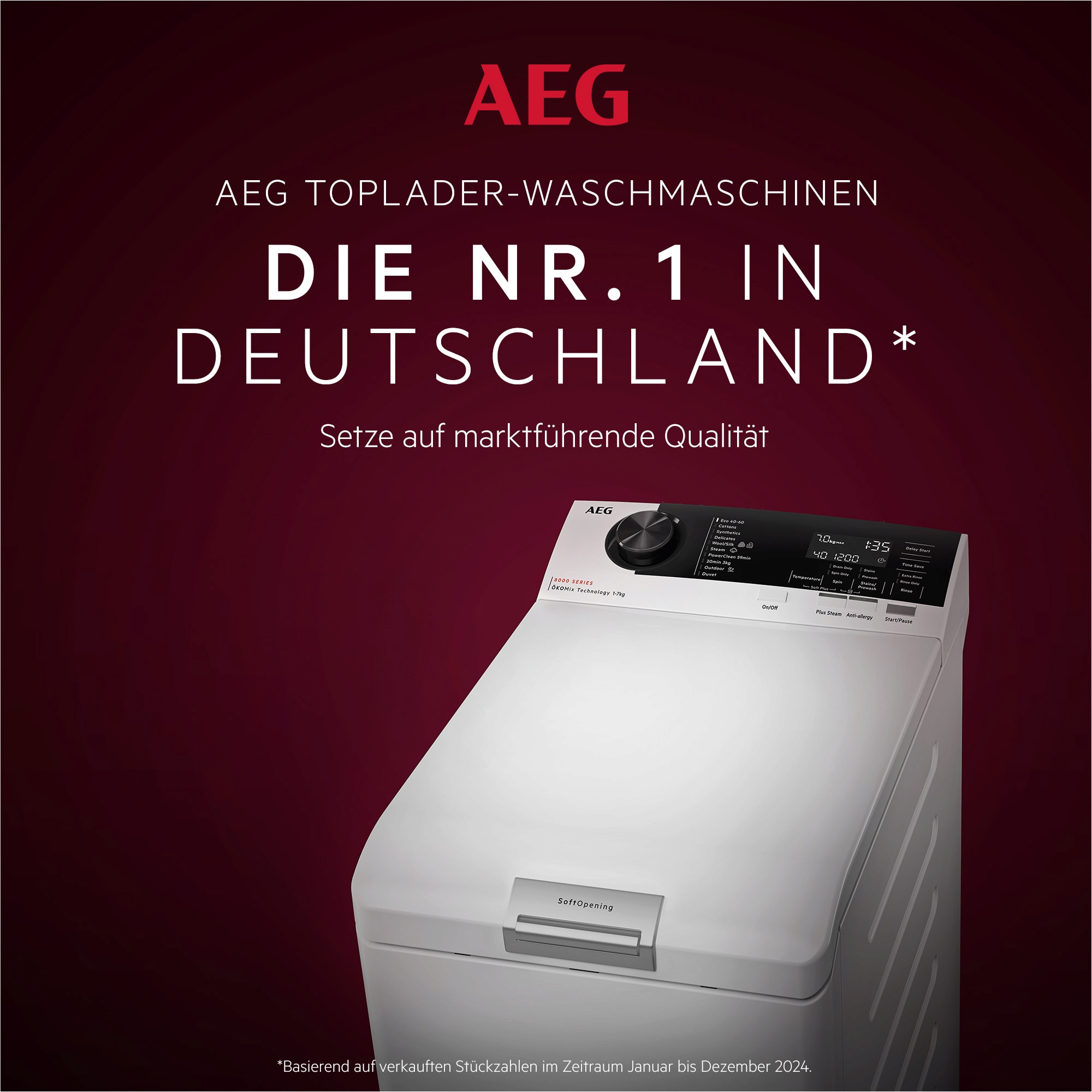 AEG - Toplader - LTR6E650EU