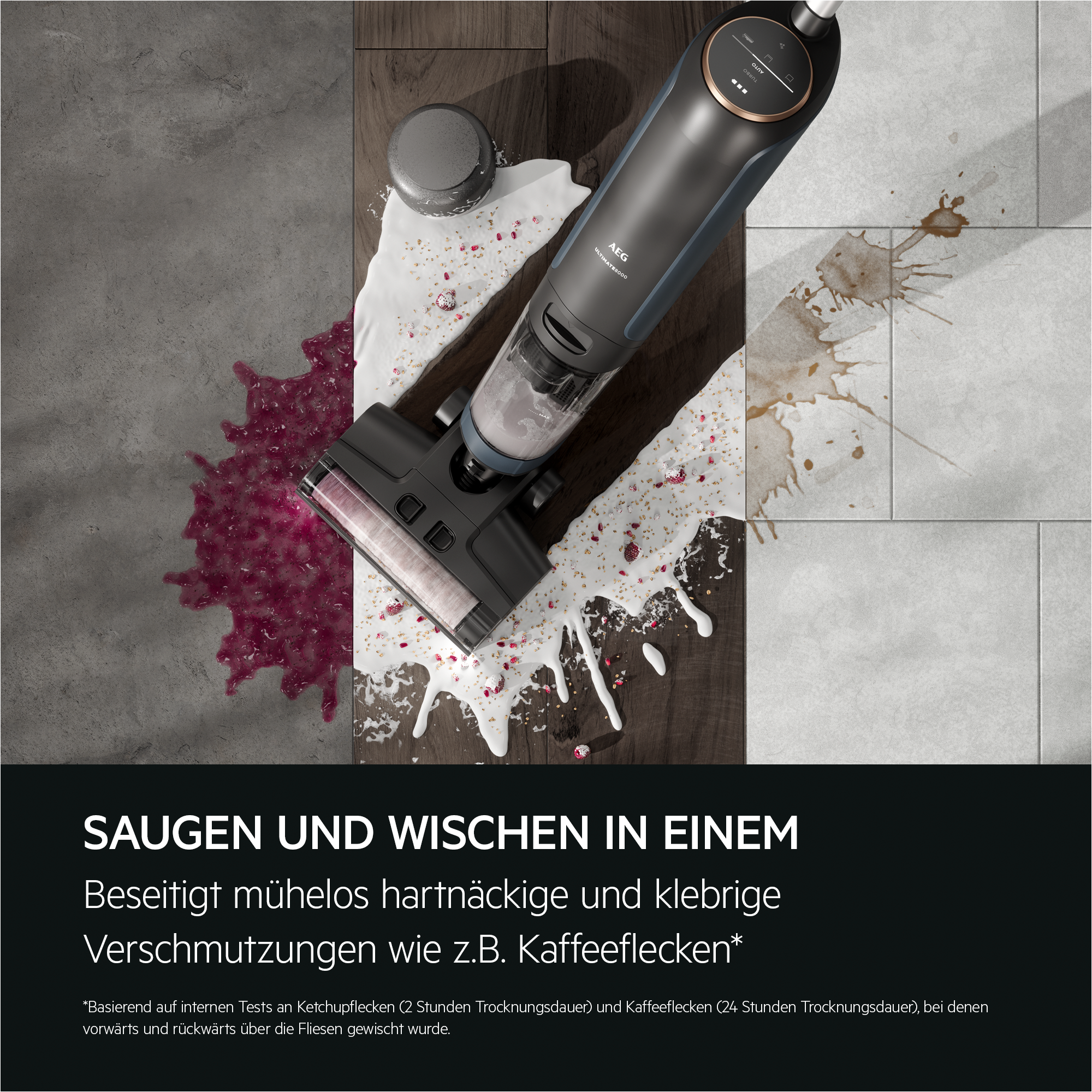 AEG - Wet&Dry Akkustaubsauger - AW81U3DB