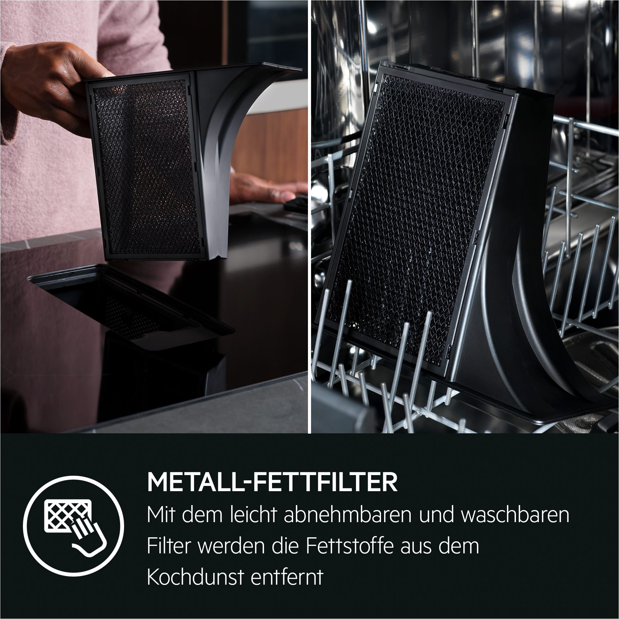 AEG - Kochfelder mit integriertem Dunstabzug - XUB6745XB