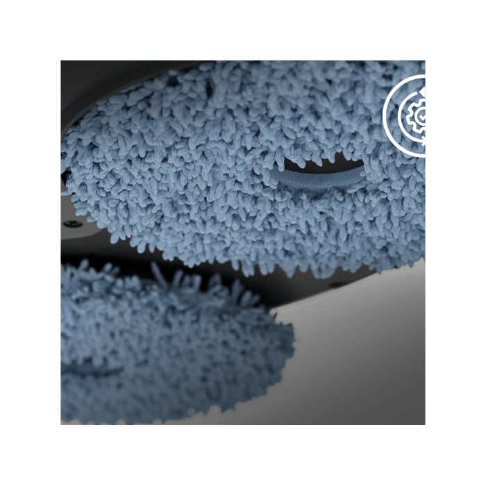 The microfiber material helps in retaining water and in cleaning tough stains
