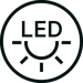 Bodendüse mit LED- Frontlicht