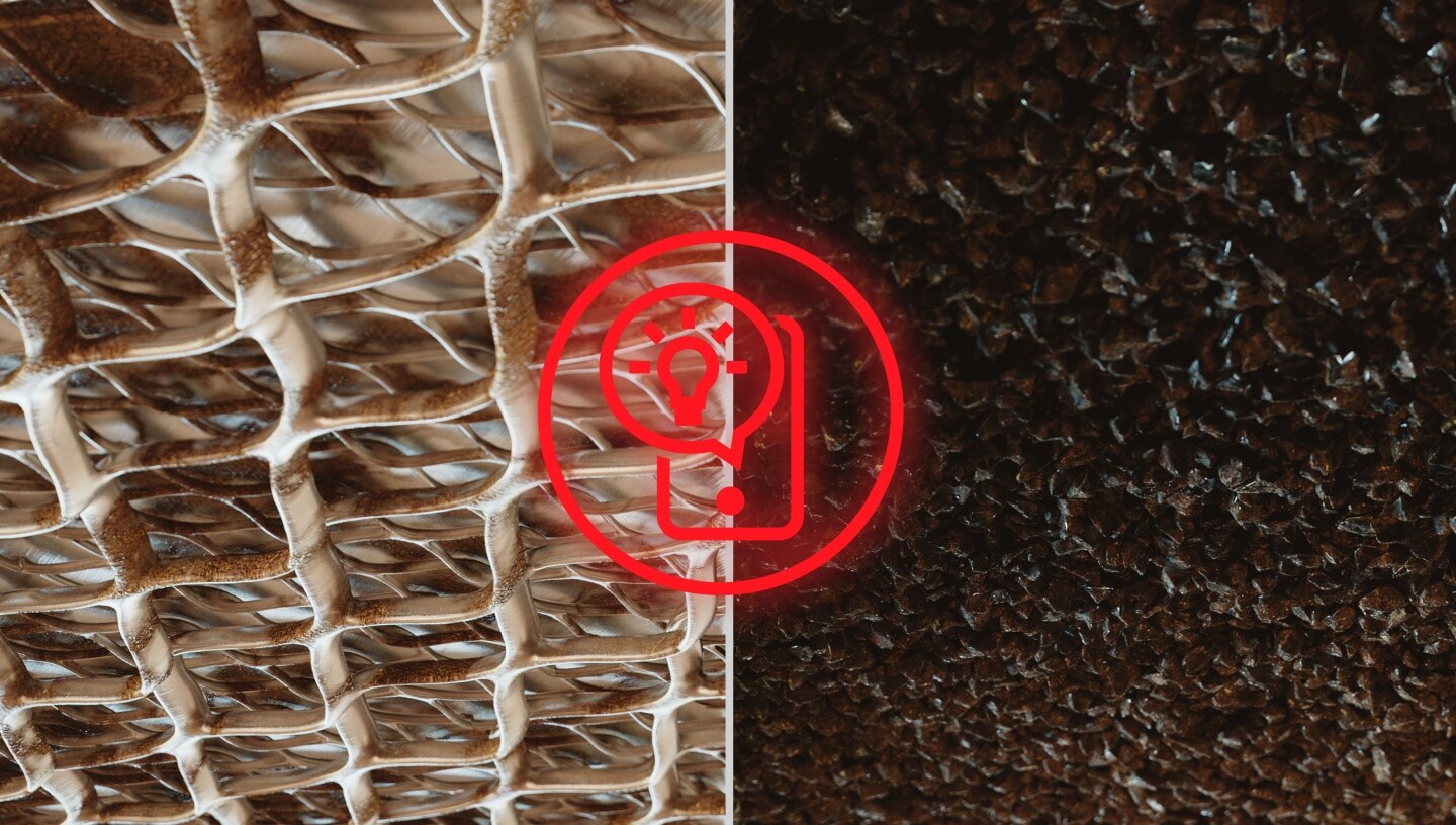 Detailaufnahme eines Filters