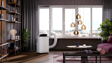 Klimagerät im Wohnzimmer