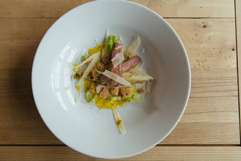 Der abgehangene Caesar Salad