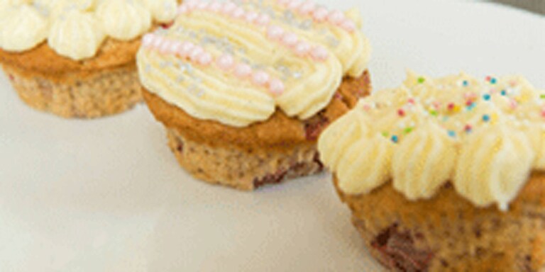 Erdbeer-Limetten-Muffins